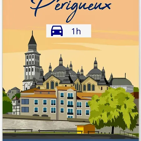 別荘 Charmante En Dordogne-spa La Roche-Chalais